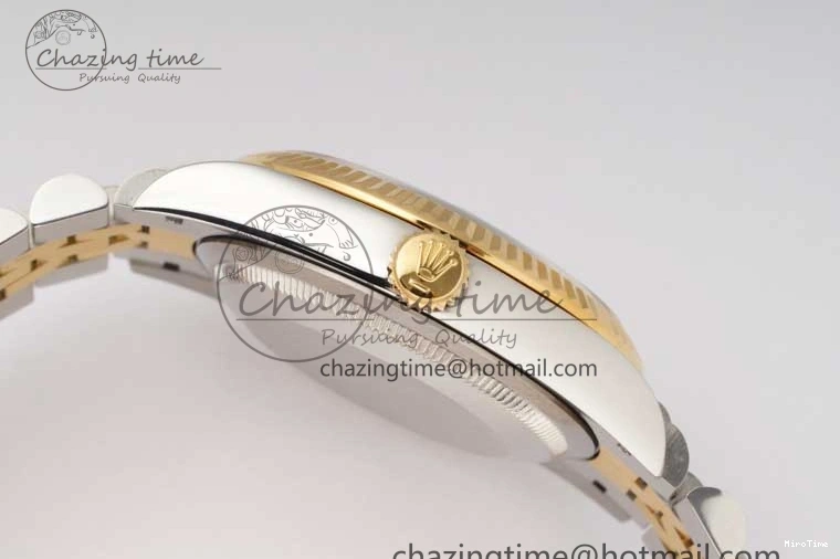 MiroTime 1221 GoodFit DateJust 36 SS YG DIWF 1:1 Best Edition 904L Steel White MOP Diamonds Dial on Jubilee Bracelet SA 2324